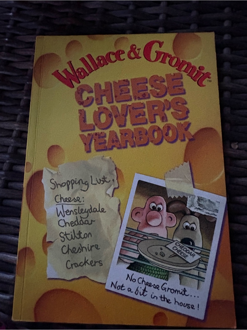 Cheese Lover's Yearbook - Yellow Cover reading book